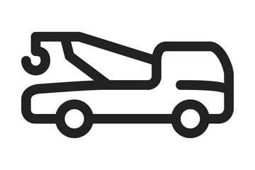 Tow truck icon. Trendy Tow truck logo concept