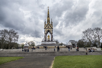 The Albert Memorial Monument in London