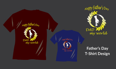 Father's Day T-Shirt vector design