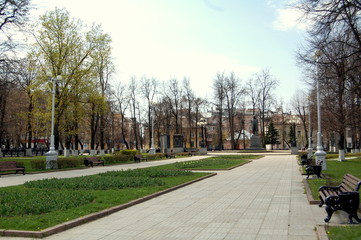 Park and monument to Krylov in Tver
