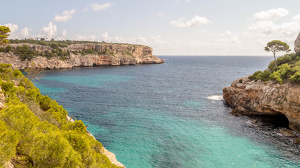 A beautiful landscape from Caló del Moro , Palma de Mallorca