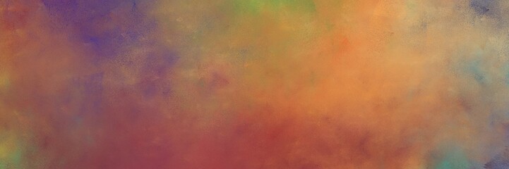 beautiful abstract painting background texture with pastel brown, peru and dark khaki colors and space for text or image. can be used as horizontal background texture
