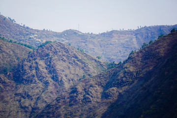 Fototapeta premium India - Uttrakhand - Rishikesh - 11 march 2020, high mountains