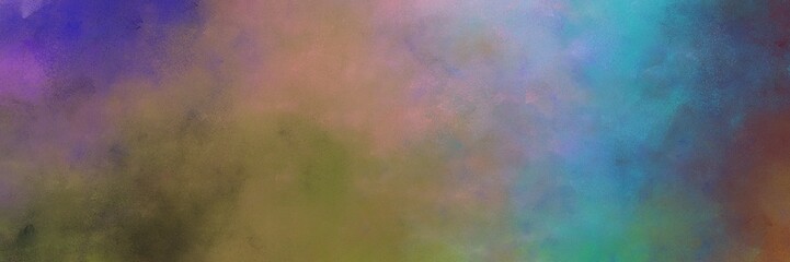 beautiful dim gray, cadet blue and rosy brown colored vintage abstract painted background with space for text or image. can be used as horizontal background texture
