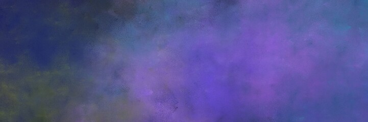beautiful vintage abstract painted background with dark slate blue, dark slate gray and midnight blue colors and space for text or image. can be used as header or banner