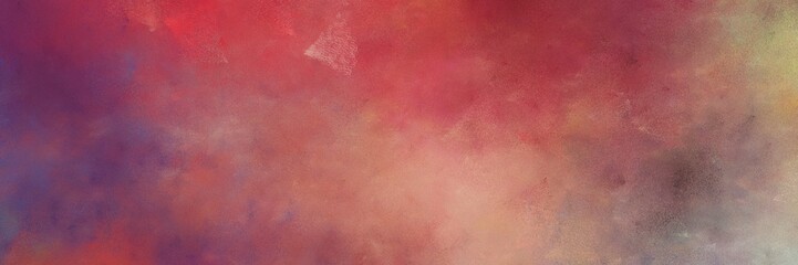 beautiful vintage abstract painted background with moderate red, rosy brown and tan colors and space for text or image. can be used as horizontal background graphic