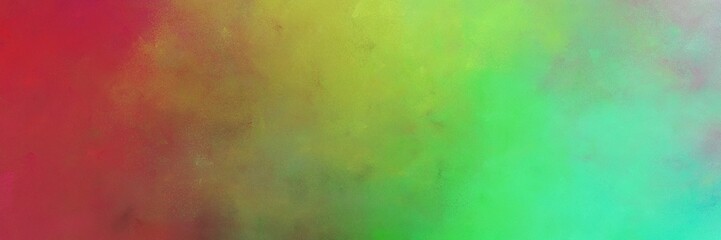 Fototapeta na wymiar beautiful vintage abstract painted background with moderate green, sienna and medium aqua marine colors and space for text or image. can be used as horizontal header or banner orientation