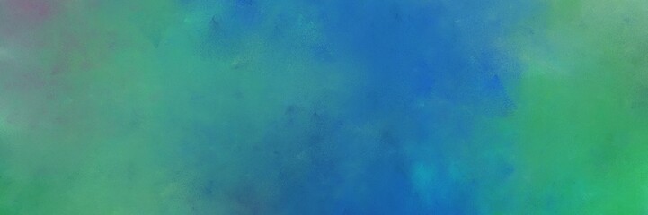 Obraz premium beautiful vintage abstract painted background with blue chill, teal blue and light slate gray colors and space for text or image. can be used as postcard or poster