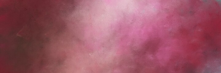 beautiful vintage abstract painted background with pastel brown and dark moderate pink colors and space for text or image. can be used as horizontal background texture