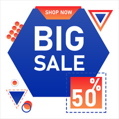 big sale discount promotion baner template