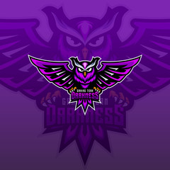 Owl Esport Logo Design For Gaming Club