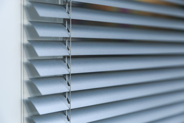 Obraz premium striped background with silver jalousie