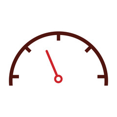 speed indicator icon illustration sign