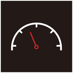 speed indicator icon illustration sign