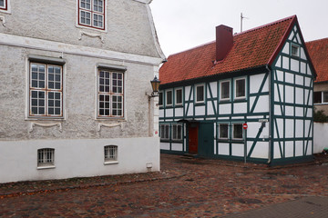 In the City of Klaipeda, Baltic States, Lithuania in Europe