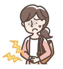 腹痛　女性