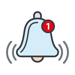 Bell icon vector design templates
