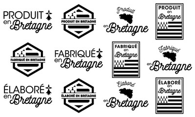 Logo / Label / Autocollant / Fabriqué en Bretagne