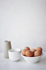 Eggs and cup © 4Media Creations