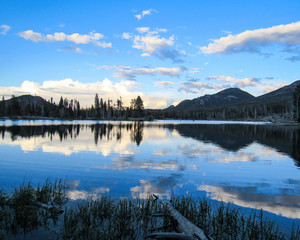 Sprague Lake in Blue, Rocky Mountain National Park