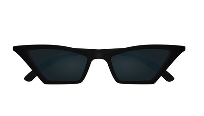 Cat eye sunglasses. vector illustration