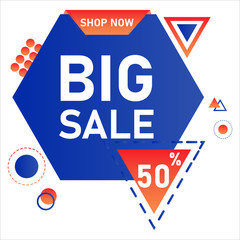 big sale discount promotion baner template