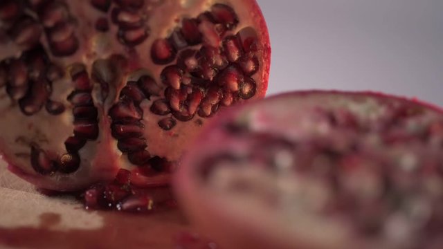 Pomegranate On The Chopping Board