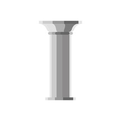 Pedestal isolated. stand, plinth vector illustration. foundation of monument