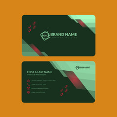 abstract creative business card design, visiting card design