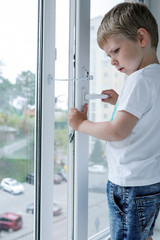 child protective window lock