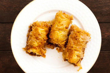 homemade Turkish Ramadan Dessert Baklava
