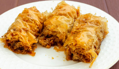 homemade Turkish Ramadan Dessert Baklava