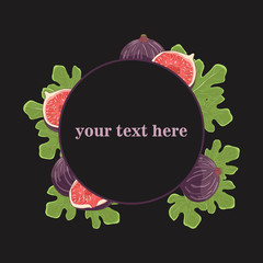 Fig vector crad template2