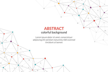 Abstract technology particle background