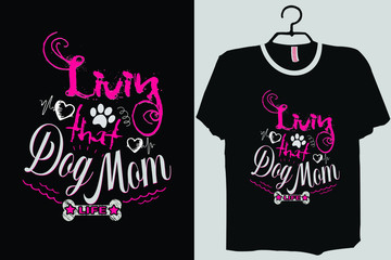 Living that DOG MOM life, Custom Dogs Shirt, Dog Lover, Dog Mom Shirt, Pets  Mama Shirt, Dogs Mom Gift, Dog Person Gift, Custom Pets shirt