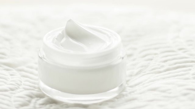 Jar of face cream moisturizer, luxury skincare and organic cosmetics
