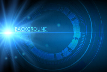 business background business background Abstract business background.Vector design. Circle blue abstract technology innovation concept vector background
