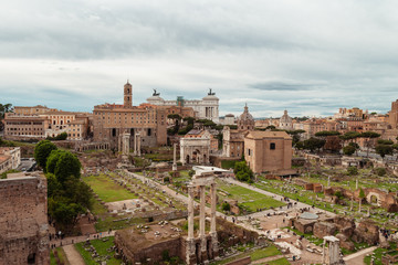 Fototapeta na wymiar Rome sky landscape