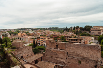 Fototapeta na wymiar Rome sky landscape