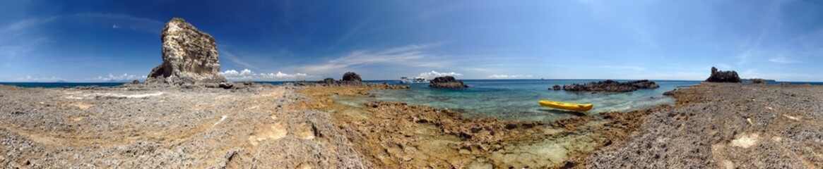 panoramic view of a small island in the Visayas