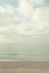 Obraz premium Mallorca beach skyline in front the sea