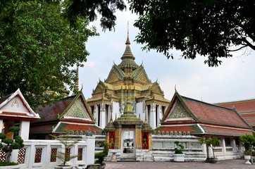 Fototapeta premium Important touristic site in Bangkok: Wat Phra Kaew