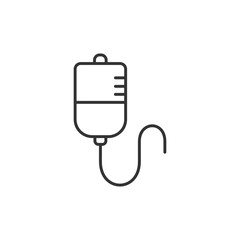 Fototapeta premium Infusion - line icon. Simple outline design style. Vector illustration.