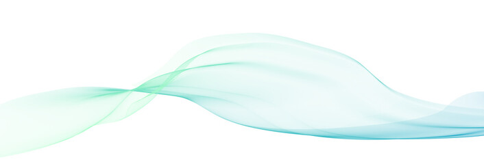 Turquoise blue transparent veil. Subtle vector graphics