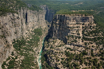 the k&ouml;pr&uuml;l&uuml; canyon in turkey