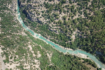 the k&ouml;pr&uuml;l&uuml; canyon in turkey