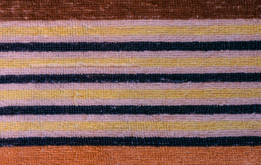 Horizontal stripe.Close-up, knitted wool texture. background. cloth