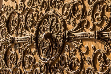 detail of antique door