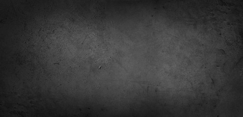 Dark grey textured concrete wall background
