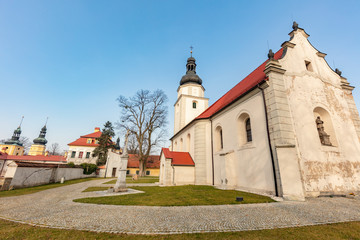 Fototapeta na wymiar St. Nicolaus Church in Zyrowa